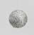 100mm Sequin Ball Dec Chmp/Silver