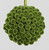 10cm Fabric Cluster Ball Dec Green