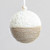 13cm String/Bead Ball Dec Beige