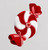 44cm Fabric Candy Swirl Dec Red/Wh