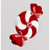 44cm Fabric Candy Swirl Dec Red/Wh