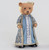 55cm Fabric Bear Girl  Orn. Blue