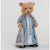 55cm Fabric Bear Girl  Orn. Blue