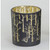 8cm Glass Tree Pattern C/H Black