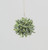 8cm Frosted Pine Ball Hanger