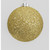 80mm Glitter Ball Decoration Gold