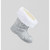 10cm Glitter Boot Decoration Silve