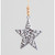 10cm Rattan Frosted Star Decoratio