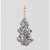 10cm Rattan Frost Tree Decoration