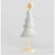 38cm Fabric Tree Ornament Beige