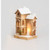 38cm Wooden House w/Light
