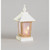 37cm Wooden Lamp w/Light White