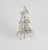 80cm Wooden Flocked Tree Orn. Lit