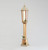 100cm Wooden Lantern w/LED Champag