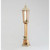 100cm Wooden Lantern w/LED Champag