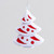 10cm Glitter Tree Decoration W/R
