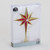 42cm Glitter Star Tree Top Red/Gol