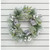 60cm Flock Mixed Pine/Cone Wreath