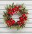 60cm Velvet Point Gold Cone Wreath