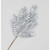 66cm Glitter Laurel Spray Silver