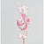 72cm Candy Stem w/Sequin Pink