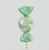 72cm Candy Stem w/Sequin Lt Green