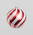 150mm Swirl Pattern Ball Red/Wht