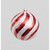 150mm Swirl Pattern Ball Red/Wht