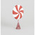 32cm Swirl Pattern Tree Top Red/Wh