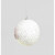 100mm Glitter/Sequin Ball White