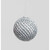 100mm Glitter/Sequin Ball Silver