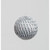 120mm Glitter/Sequin Ball Silver