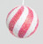 15cm Swirl Ball Decoration Pink/Wh