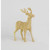 46cm Sequin Reindeer Ornament Gold