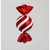 48cm Sweet Decoration Red/White
