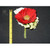 Poppy/Sweetpea Bouquet Red