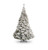 10ft Flocked Oregon Artificial Christmas Tree 3337 Tips