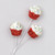 46Cm Glitter Cup Cake Spray - Red / White