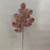66Cm Glitter Peacock Leaf - Rose Gold
