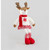 48cm Sitting Moose w/Scarf