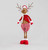 68cm Standing Moose Red/White