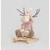 32cm Moose on Sledge Pink