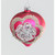 80mm Flower Glass Drop Decoration