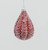 120mm Glass Drop w/Frost Red