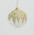 80mm Glass Sequin Top Ball Champag