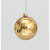 80mm Glass Loop Pattern Ball Gold