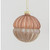 8cm Glass Glitter Base Ball Dec.