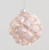8cm Glass Texture Ball Dec. Pink
