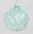 10cm Glass Swirl Pattern Ball Mint