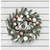 24" Ball 'Joy' Wreath Pink/White